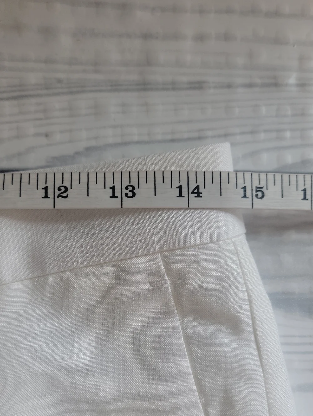 Banana Republic Dress Pants Linen Straight Fit - Summer White Womens Size 0